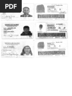 Documentos de Identidad para El Colegio