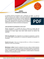 Curso Primeros Auxilios