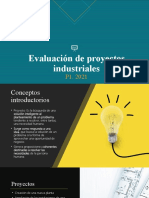 Evaluación de Proyectos P1, 2021