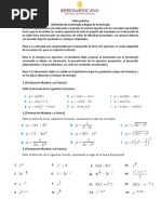 ACTIVIDAD No. 8. Definicion de La Derivada y Reglas de La Derivada