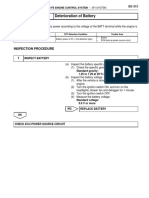 DTC P1602 Deterioration of Battery: Description