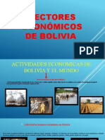 Tema 6 Segundo Trimestre Sectores Economicos de Bolivia