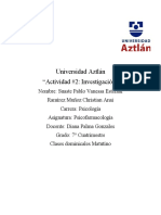 Universidad Aztlán "Actividad #2: Investigación"