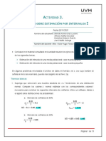 Ctividad Jercicios Sobre Estimación Por Intervalos