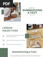 Q2 Module 5 Eng7 Summarizing A Text