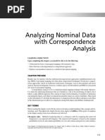 Analyzing Nominal Data With Correspondence Analysis