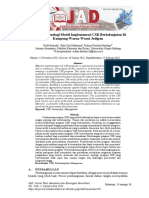 Studi Fenomenologi Model Implementasi CSR Berkelanjutan Di Kampung Warna-Warni Jodipan