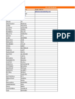 Database Management For F and B