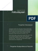 Kebudayaan Dan Sosiologi