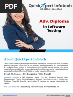 About Quickxpert Infotech: - Sap Modules, Java, Dot Net, Software Testing, Web