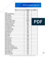 Real Time 270/271 Payer List: Payer Name Payer ID Notes