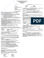 MTB-MLE 4th Quarter Summative Test 3 and 4