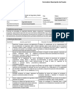 Descripcion de Puesto Coordinador de Desarrollo Sustentable