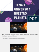 Tema 1. El Universo y Nuestro Planeta