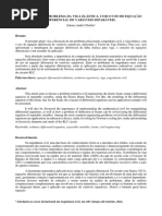 Resolução Do Problema Da Viga Elástica, Com o Uso de Equação Diferencial de Variáveis Separáveis.