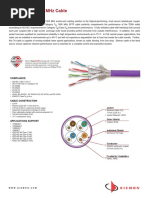 Ficha Técnica Cable SFTP ISO FA (7A) Siemon Ref. 9T7L4-E10