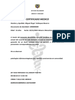 Certificado Medico