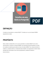 Tema 5 - Consultas em Uma Tabela No Postgresql