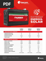 Catalogo Baterías Solares - ITHURBIDE - ISECOM