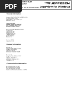 Jeppview For Windows: General Information General Information