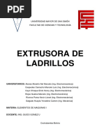 Extrusora de Ladrillos