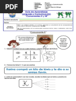 Guía Consonantes K y W