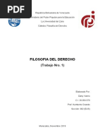 Filosofia Del Derecho (Trabajo #1)