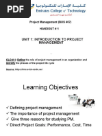 Project - Management BUS407 - Unit1 (3 Files Merged)