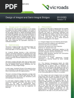 Bridge Technical Note 2012 - 003 Design of Integral and Semiintegral Bridges