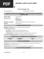 Polygloss™ 90: Material Safety Data Sheet