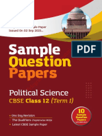 2022 Arihant Political Science MCQs Term-1 Sample Papers