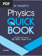 Arihant Physics Quick Book by DC Pandey