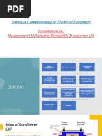 Testing & Commissioning of Electrical Equipment