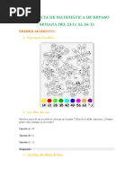 Secuencia de Matemática de Repaso Semana Del 23 de Novimiembre