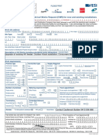 Application For Service - Electrical Works Request (EWR) For New and Existing Installations