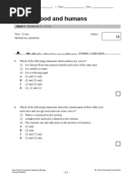 Ch5 Food and Humans: Multiple-Choice Questions