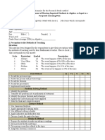 Sample Questionnaire