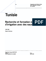 Tunisie: Recherche Et D'irrigation Avec Des Eaux Salées