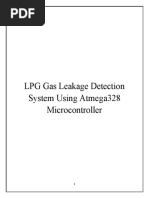 LPG Gas Leakage Detection System With GSM Module