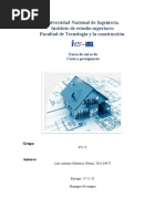 Costos de Maquinaria Estandar y Pesada