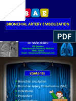 Bronchial Artery Embolization: DR Tinku Joseph