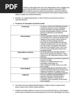 Functions of Intonation by David Crystal Emotional: Prosody