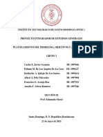 (Grupo 3) Actividad Grupal No.2 - Planteamiento Del Problema, Objetivos y Justificacion, Proyecto Integrador