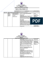 Department of Education: Weekly Home Learning Plan