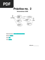 Práctica No 2 Herramientas Case - Isc