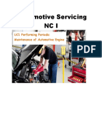 Periodic Maintenance Automotive Engine