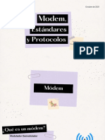 3.5 Modem, Estandares y Protocolos