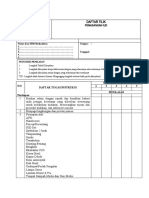 Daftar Tilik Pemasangan KB IUD