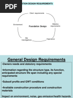 Foundation Design Requirements