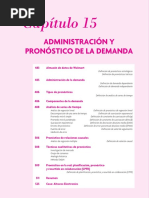 Capítulo 15 ADMINISTRACIÓN Y PRONÓSTICO DE LA DEMANDA. 483 Almacén de Datos de Walmart. 485 Administración de La Demanda